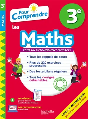 Pour comprendre les maths 3e : nouveaux programmes - Philippe Rousseau