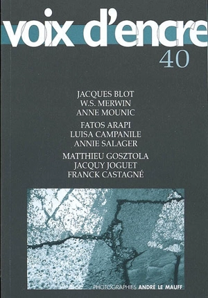 Voix d'encre, n° 40