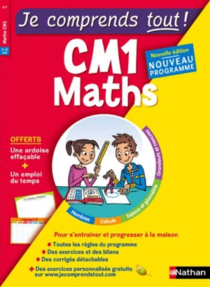 Je comprends tout, mathématiques CM1, 9-10 ans : nouveau programme - Sylvie Chavaroche