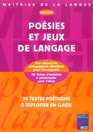 Poésies et jeux de langage CM1-CM2 - Christian Lamblin