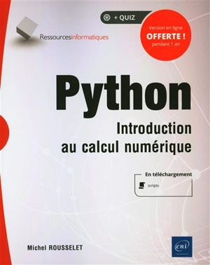 Python : introduction au calcul numérique - Michel Rousselet