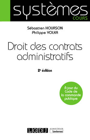 Droit des contrats administratifs - Sébastien Hourson