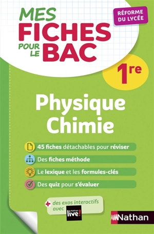 Physique chimie 1re : réforme du lycée - Karine Marteau-Bazouni