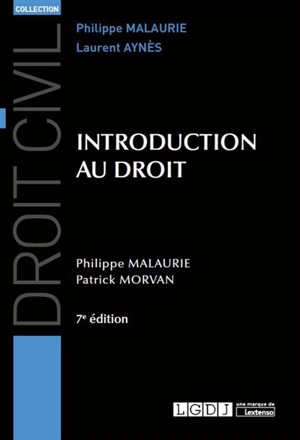 Introduction au droit - Philippe Malaurie