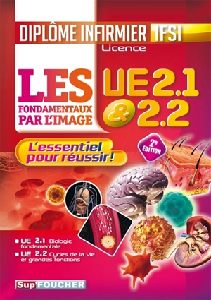 L'essentiel pour réussir UE 2.1 & 2.2 : les fondamentaux par l'image ! : diplôme infirmier IFSI, licence - Patrice Bourgeois