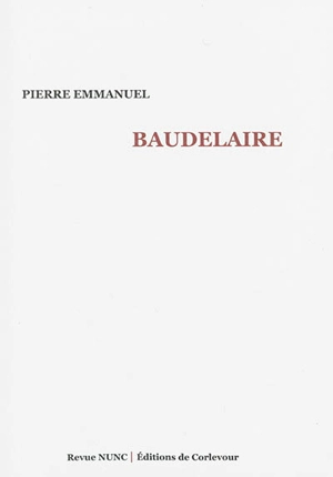 Baudelaire - Pierre Emmanuel