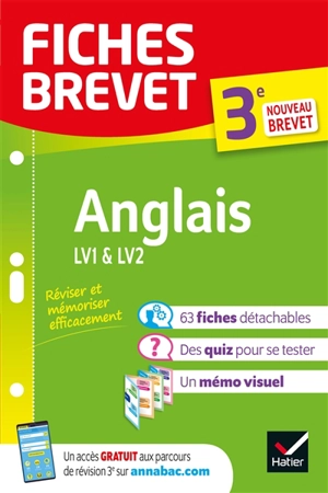 Anglais, LV1 & LV2, 3e : nouveau brevet - Corinne Touati