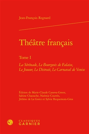 Théâtre français. Vol. 1 - Jean-François Regnard