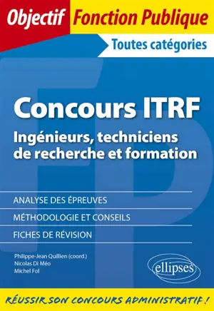 Concours ITRF (ingénieurs, techniciens de recherche et formation) : toutes catégories - Nicolas Di Méo