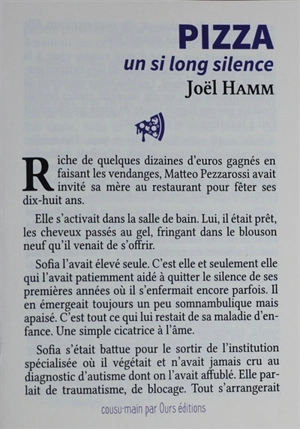 Pizza : un si long silence - Joël Hamm