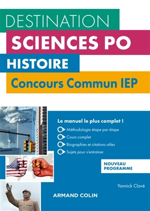 Histoire : concours commun IEP : nouveau programme - Yannick Clavé