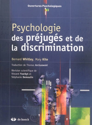 Psychologie des préjugés et de la discrimination - Bernard Whitley