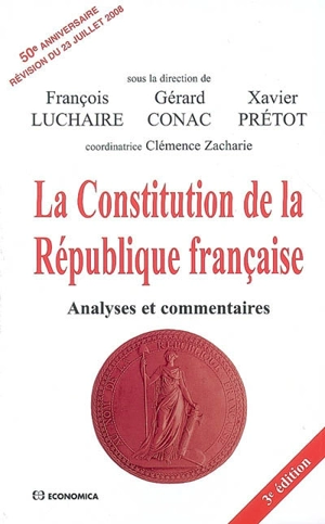 La Constitution de la République française : analyses et commentaires