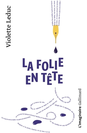 La folie en tête - Violette Leduc