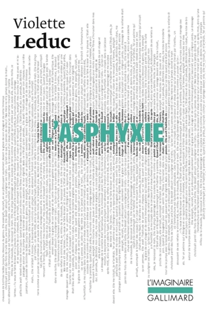 L'asphyxie - Violette Leduc