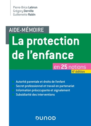 La protection de l'enfance : en 25 notions - Pierre-Brice Lebrun