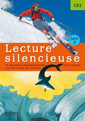 Lecture silencieuse CE2, série 2 : 16 dossiers documentaires et 2 contes : avec les corrigés des exercices - Martine Géhin