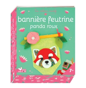 Bannière feutrine panda roux - Virginie Humbert