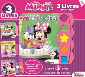 Minnie : 3 livres et une barrette musicale - Walt Disney company