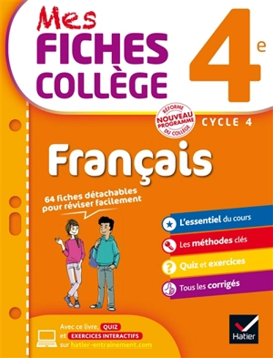 Français 4e, cycle 4 - Hélène Ricard