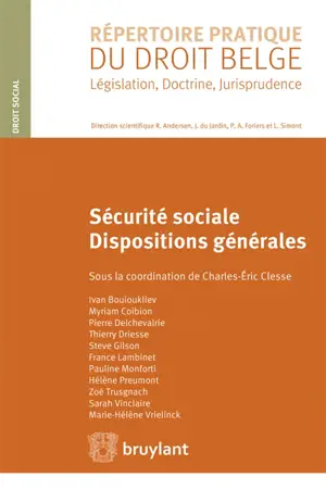 Sécurité sociale : dispositions générales