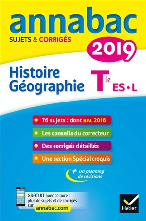 Histoire géographie terminale ES, L : 2019 - Christophe Clavel