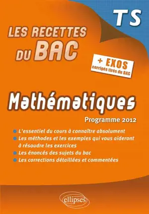 Mathématiques TS : programme 2012 - Martine Barthes