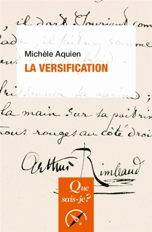 La versification - Michèle Aquien