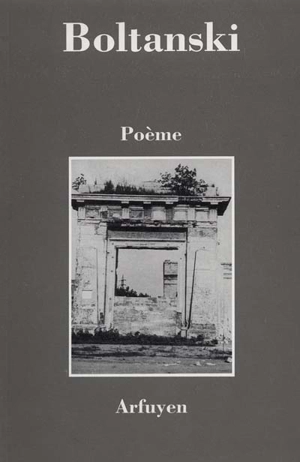 Poème - Luc Boltanski