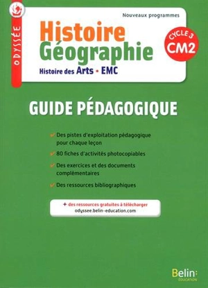 Histoire, géographie, histoire des arts CM2 : guide pédagogique - Jean-Marie Bryant