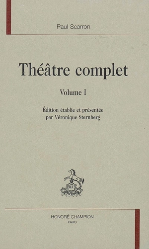 Théâtre complet - Paul Scarron