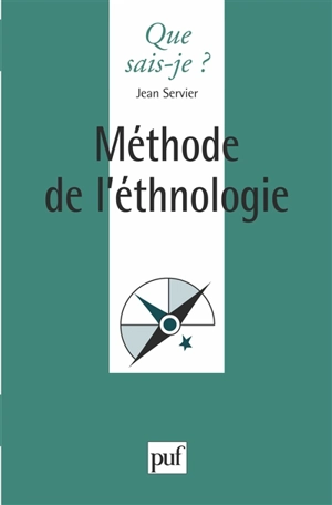 Méthode de l'ethnologie - Jean Servier