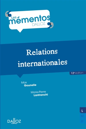 Relations internationales - Max Gounelle