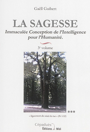 La sagesse. Vol. 3. Immaculée conception de l'intelligence pour l'humanité - Gaëll Guibert