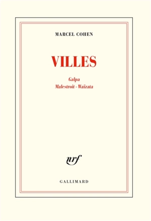 Villes - Marcel Cohen