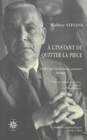 A l'instant de quitter la pièce - Wallace Stevens