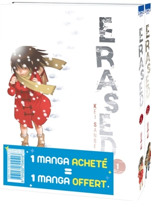 Erased : pack tomes 1 et 2 - Kei Sanbe