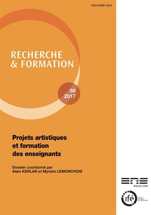 Recherche et formation, n° 86. Projets artistiques et formation des enseignants