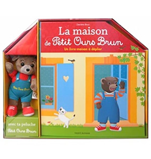 La maison de Petit Ours Brun : un livre-maison à déplier - Danièle Bour