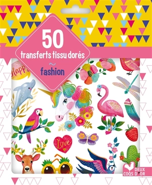 50 transferts tissu dorés fashion - Miriam Bos