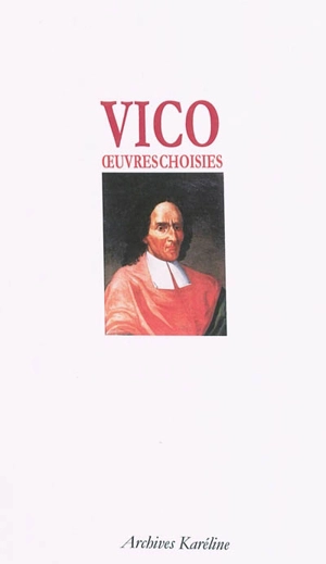 Oeuvres choisies de Vico - Giambattista Vico