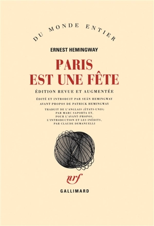 Paris est une fête - Ernest Hemingway