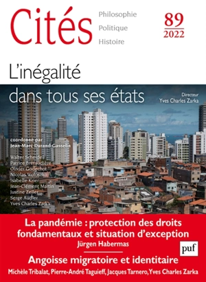 Cités, n° 89. L'inégalité dans tous ses états