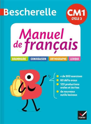 Bescherelle manuel de français CM1 cycle 3 : grammaire