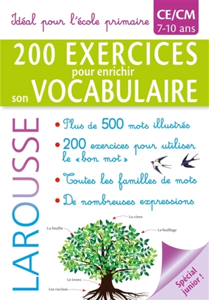 200 exercices pour enrichir son vocabulaire : CE-CM, 7-10 ans - Micheline Sommant