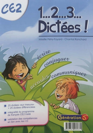 1, 2, 3, dictées ! CE2 - Mireille Pétry-Fayard