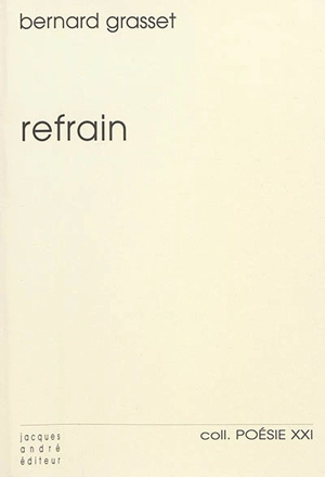 Refrain - Bernard Grasset