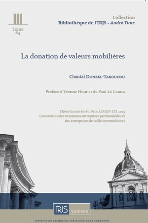 La donation de valeurs mobilières - Chantal Donzel-Taboucou