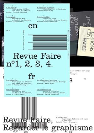 Revue Faire : regarder le graphisme, n° 1-2-3-4