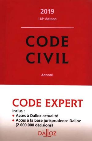 Code civil 2019 - Nicolas Dissaux